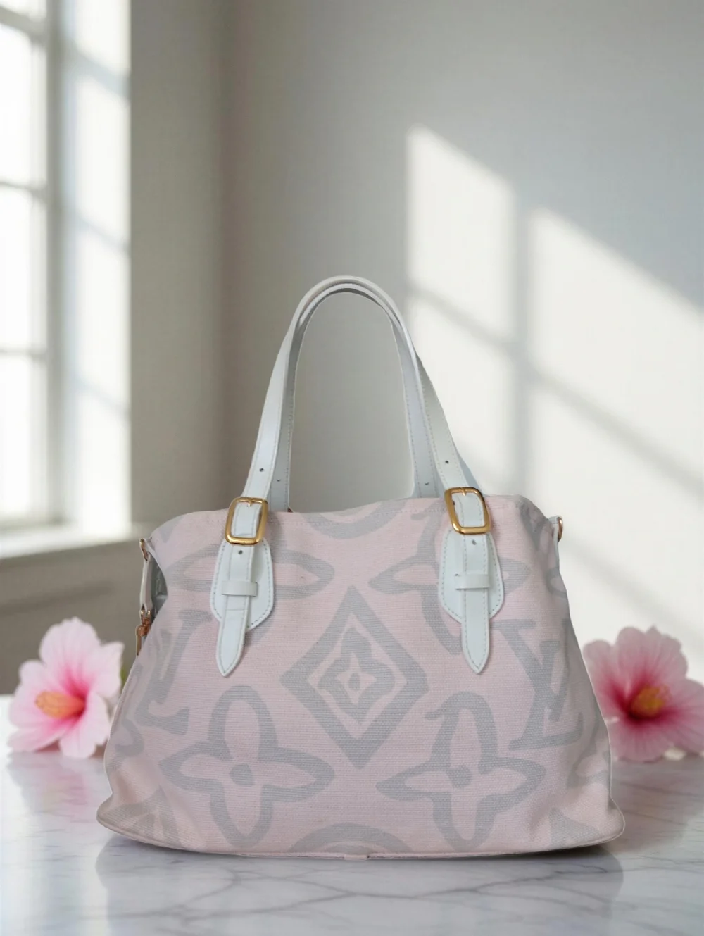 Louis Vuitton Tahitienne Cabas PM Pink Y2K Vintage Limited Edition Tote ✨ EUC - Picture 9 of 16